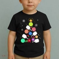 Pickleball Pickle Ball Christmas Tree Toddler T-Shirt thumb 2