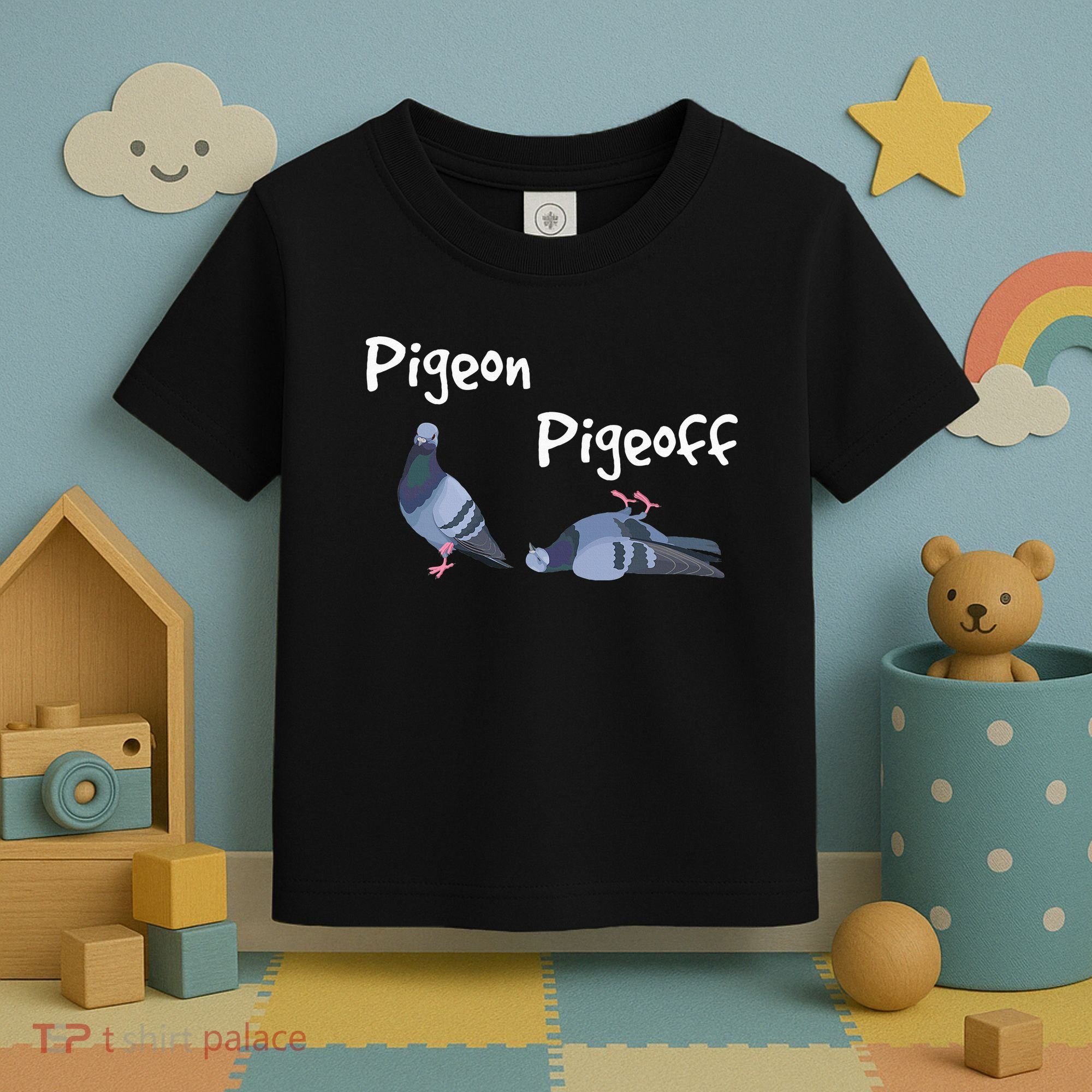 Pigeon Pigeoff Bird Birdwatcher Birdwatching Pigeon Racing Toddler T-Shirt