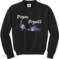 Pigeon Pigeoff Bird Birdwatcher Birdwatching Pigeon Racing Kids Sweatshirt thumb 0