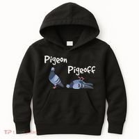 Pigeon Pigeoff Bird Birdwatcher Birdwatching Pigeon Racing Kids Hoodie thumb 0