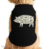 Pig & Pork Butcher Diagram Bacon Lover Doggie Tank thumb 0