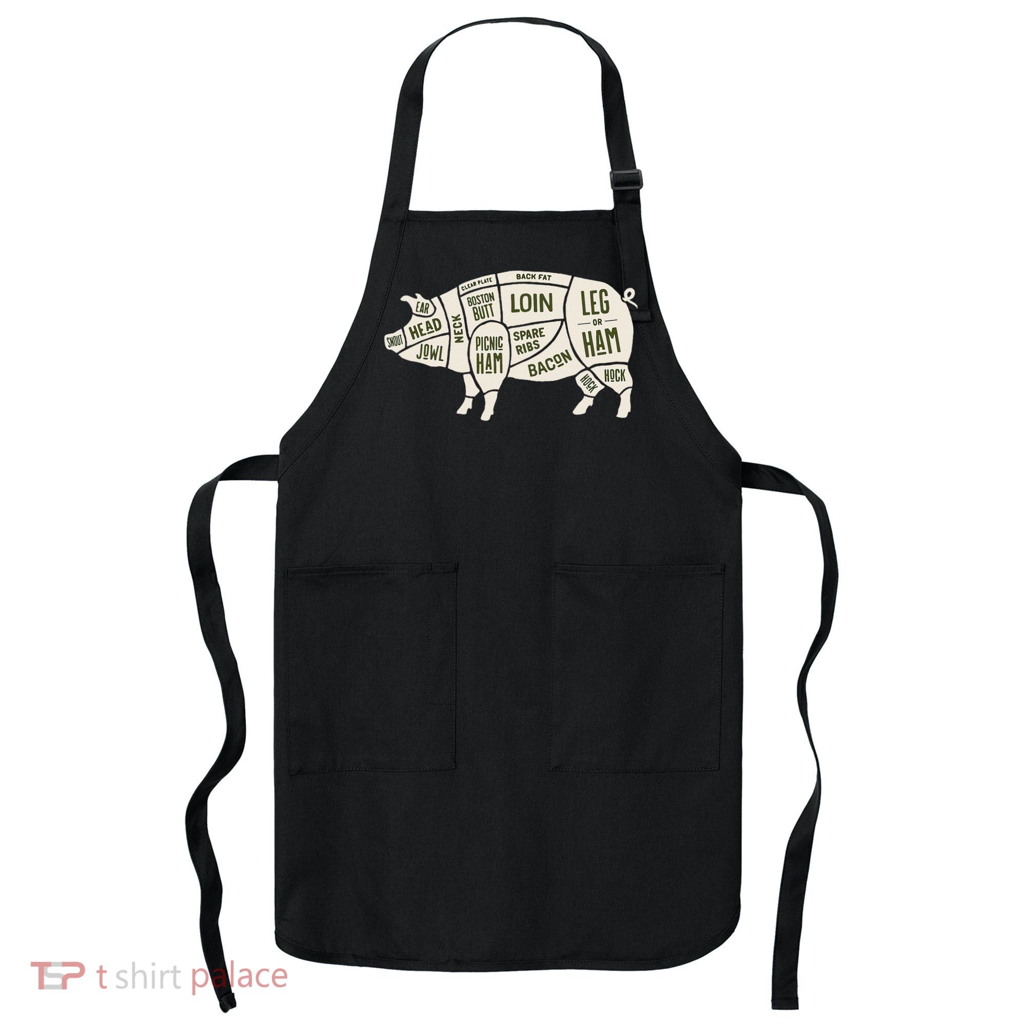 Pig & Pork Butcher Diagram Bacon Lover Apron