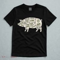 Pig & Pork Butcher Diagram Bacon Lover T-Shirt thumb 5