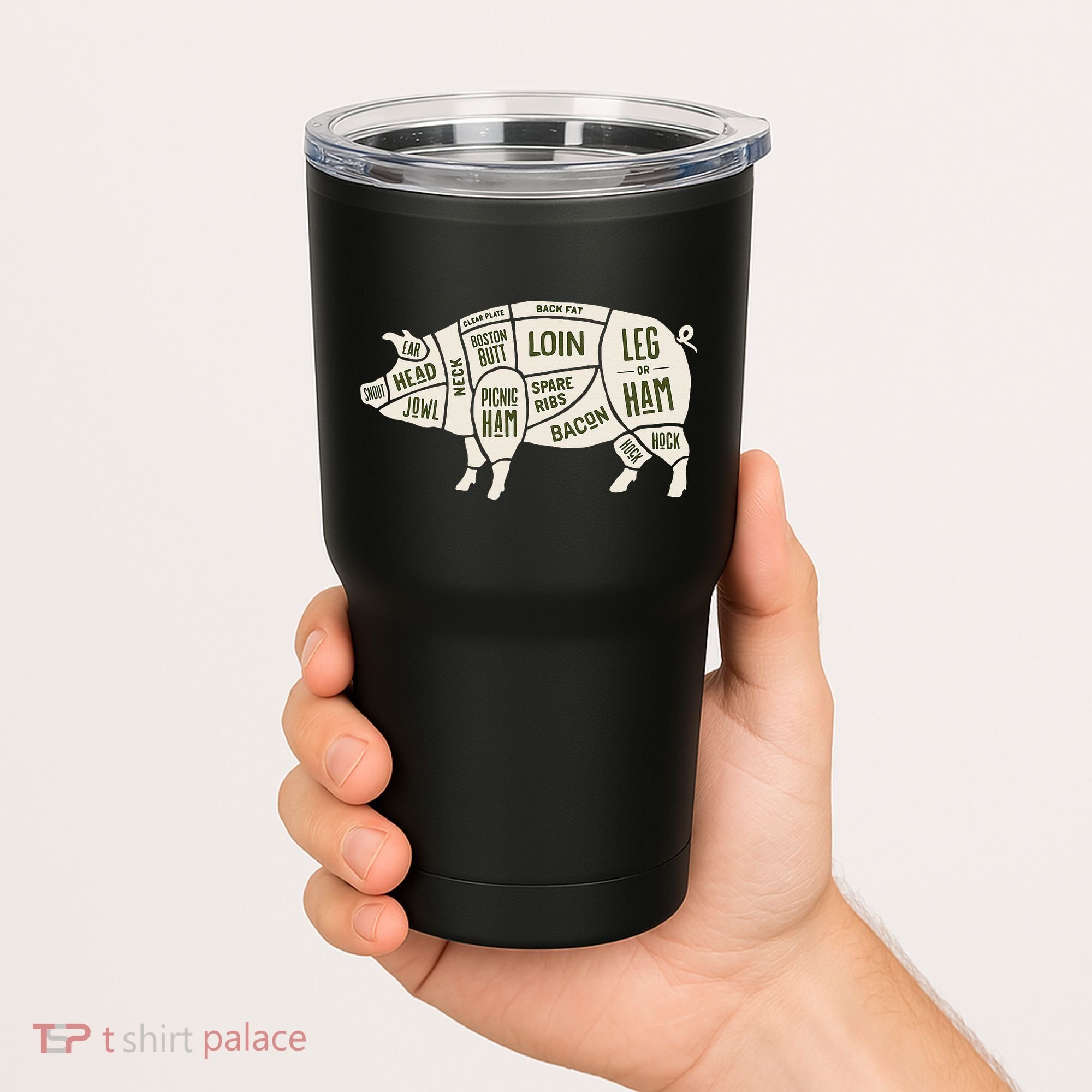 Pig & Pork Butcher Diagram Bacon Lover Tumbler