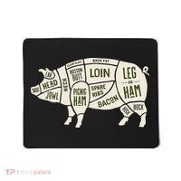 Pig & Pork Butcher Diagram Bacon Lover Mousepad thumb 0