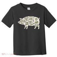 Pig & Pork Butcher Diagram Bacon Lover Toddler T-Shirt thumb 0