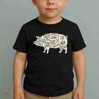 Pig & Pork Butcher Diagram Bacon Lover Toddler T-Shirt thumb 2