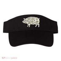 Pig & Pork Butcher Diagram Bacon Lover Visor thumb 0