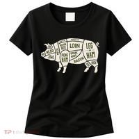 Pig & Pork Butcher Diagram Bacon Lover Women's T-Shirt thumb 0