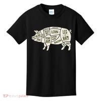 Pig & Pork Butcher Diagram Bacon Lover Kids T-Shirt thumb 0