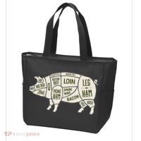 Pig & Pork Butcher Diagram Bacon Lover Tote Bag thumb 3