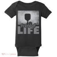 Pickleballer Pickle Baller Pickleball Player Baby Bodysuit thumb 0