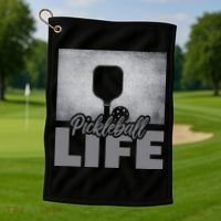Pickleballer Pickle Baller Pickleball Player Golf Towel thumb 1