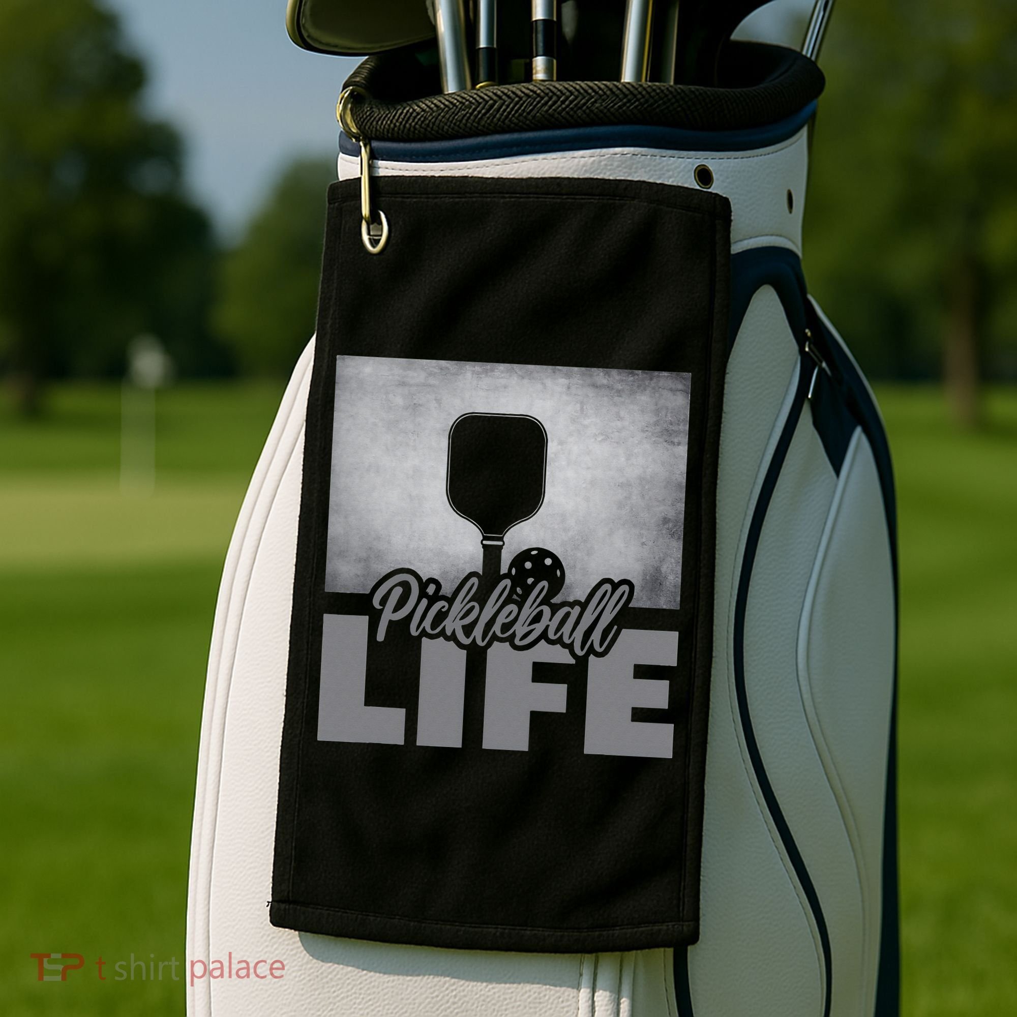 Pickleballer Pickle Baller Pickleball Player Golf Towel