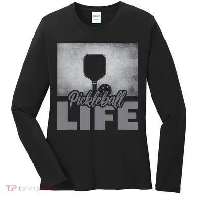 Pickleballer Pickle Baller Pickleball Player Women's Long Sleeve Shirt