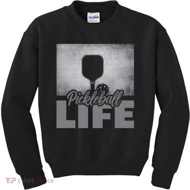 Pickleballer Pickle Baller Pickleball Player Kids Sweatshirt