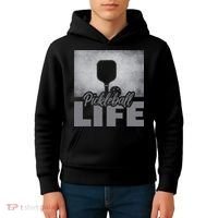 Pickleballer Pickle Baller Pickleball Player Kids Hoodie thumb 4