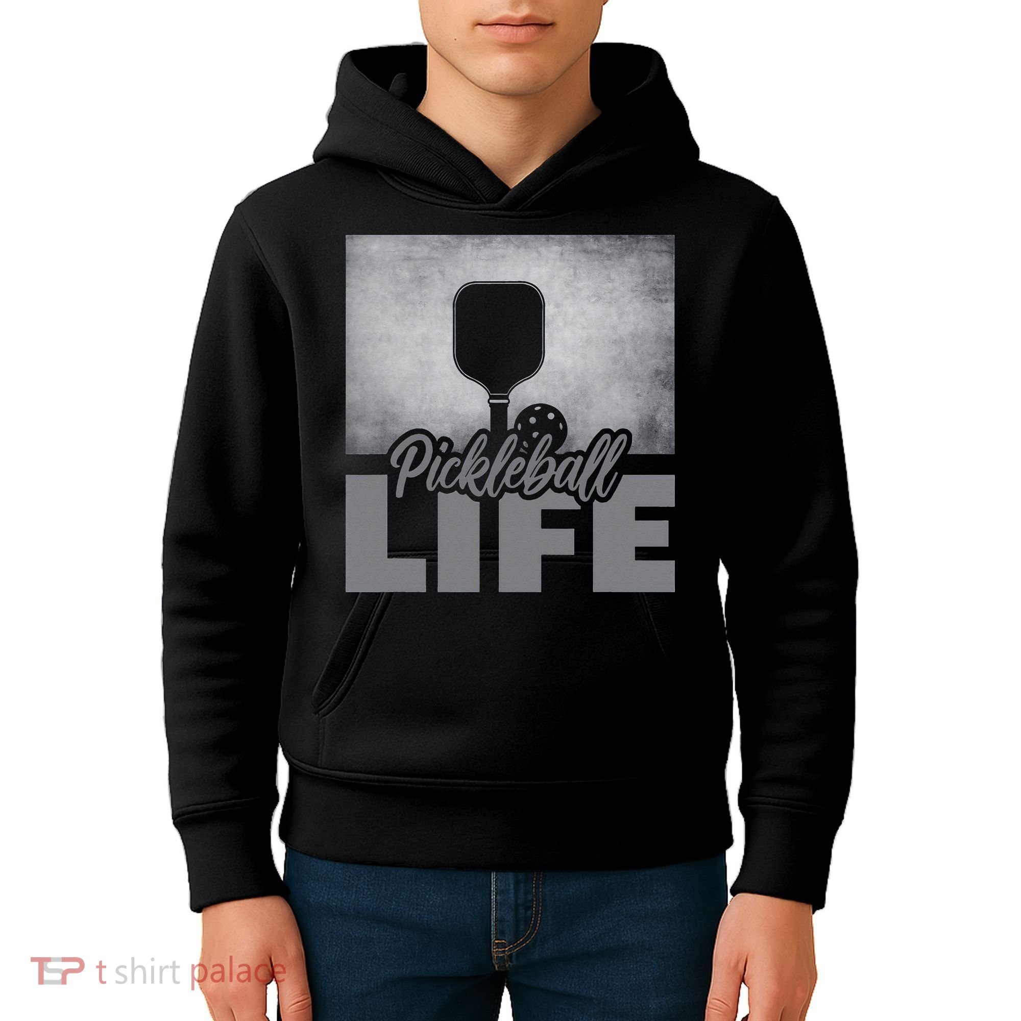Pickleballer Pickle Baller Pickleball Player Kids Hoodie