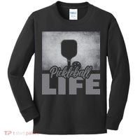 Pickleballer Pickle Baller Pickleball Player Kids Long Sleeve Shirt thumb 0