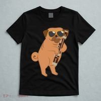Pug Playing Bassoon Player Dog Bassoonist Musician T-Shirt thumb 5