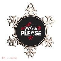 Pitch Please Baseball Cute Gift Ornament thumb 0