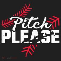 Pitch Please Baseball Cute Gift Golf Towel thumb 3