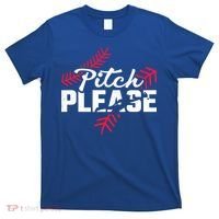 Pitch Please Baseball Cute Gift T-Shirt thumb 0