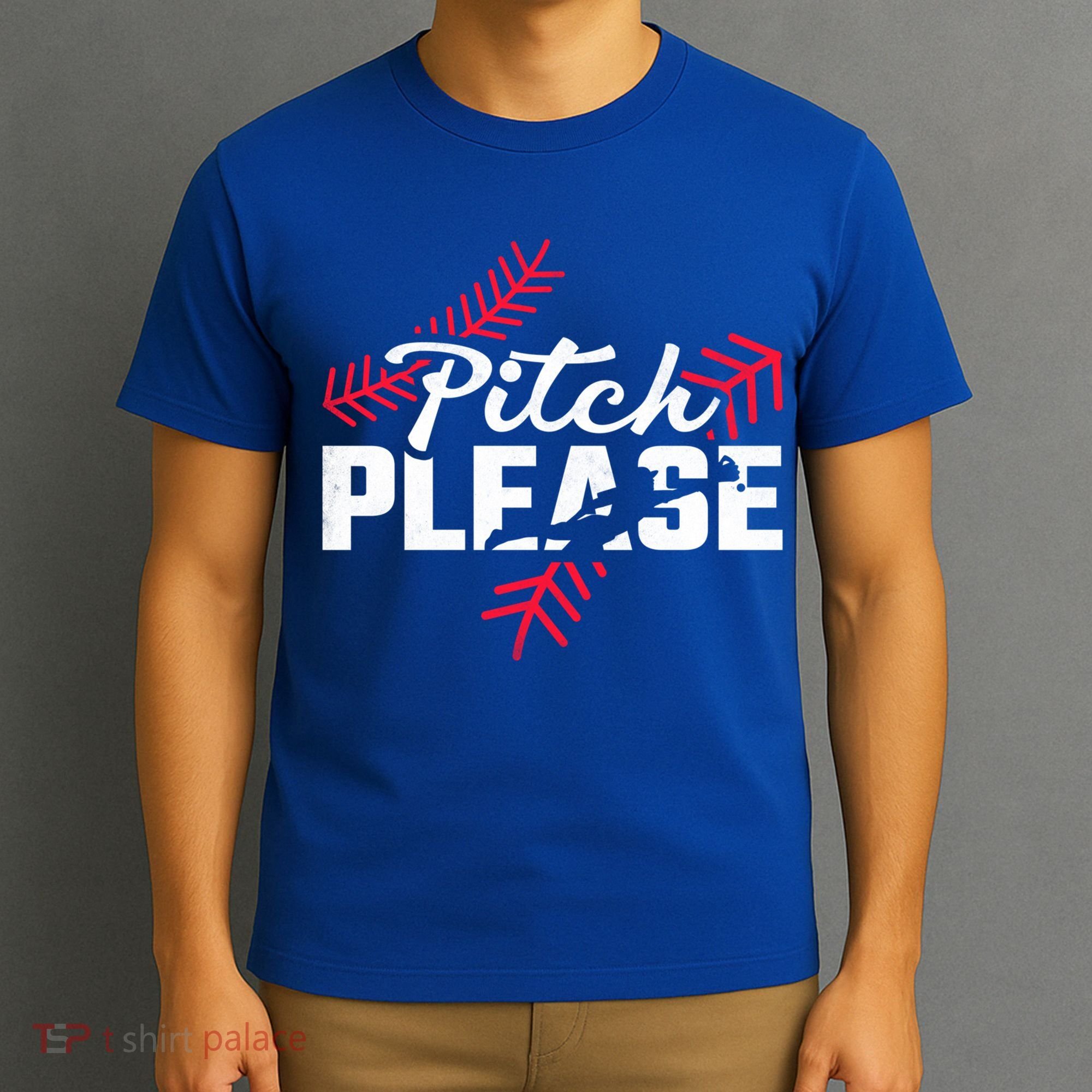 Pitch Please Baseball Cute Gift T-Shirt