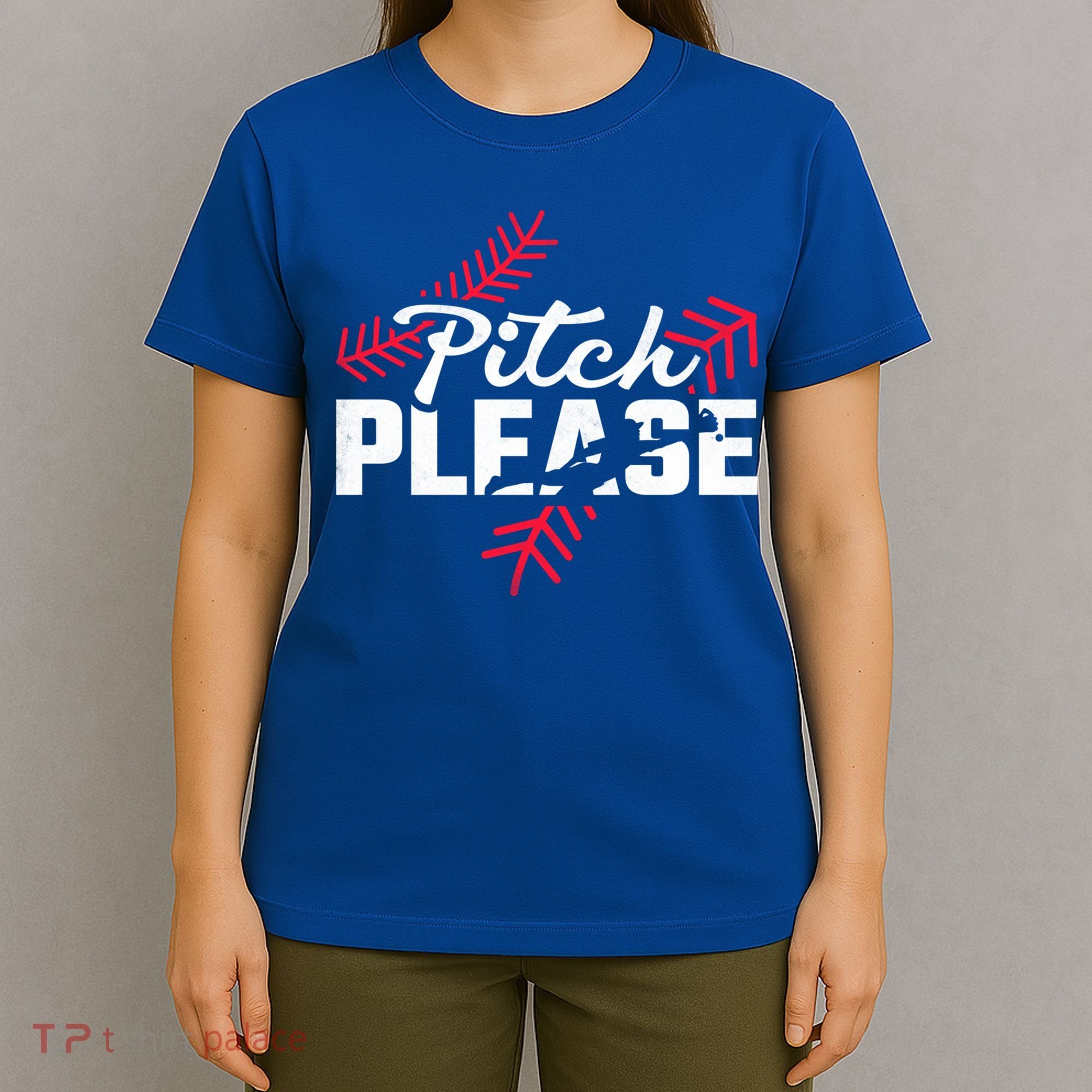 Pitch Please Baseball Cute Gift T-Shirt