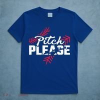 Pitch Please Baseball Cute Gift T-Shirt thumb 5