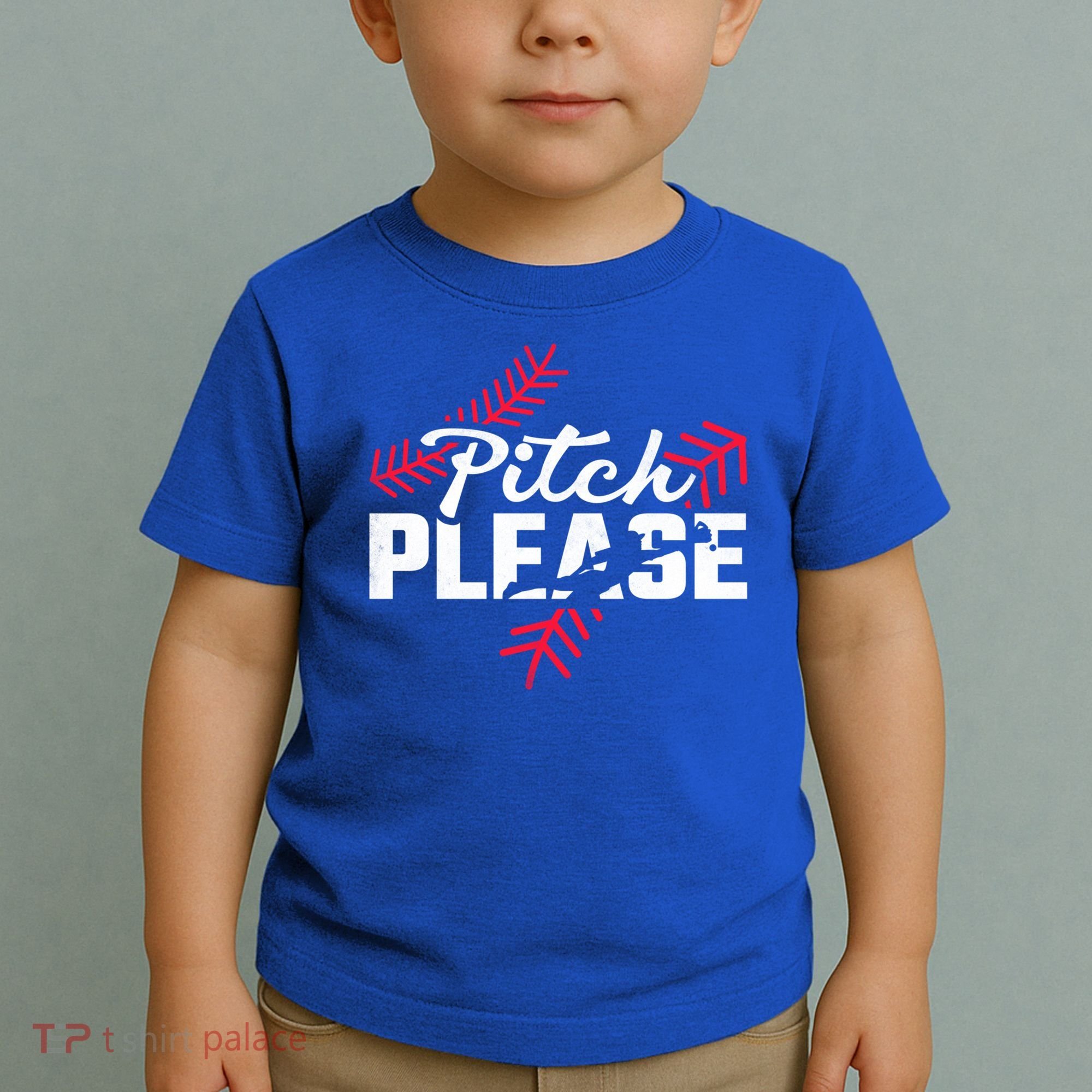 Pitch Please Baseball Cute Gift Toddler T-Shirt