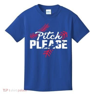 Pitch Please Baseball Cute Gift Kids T-Shirt