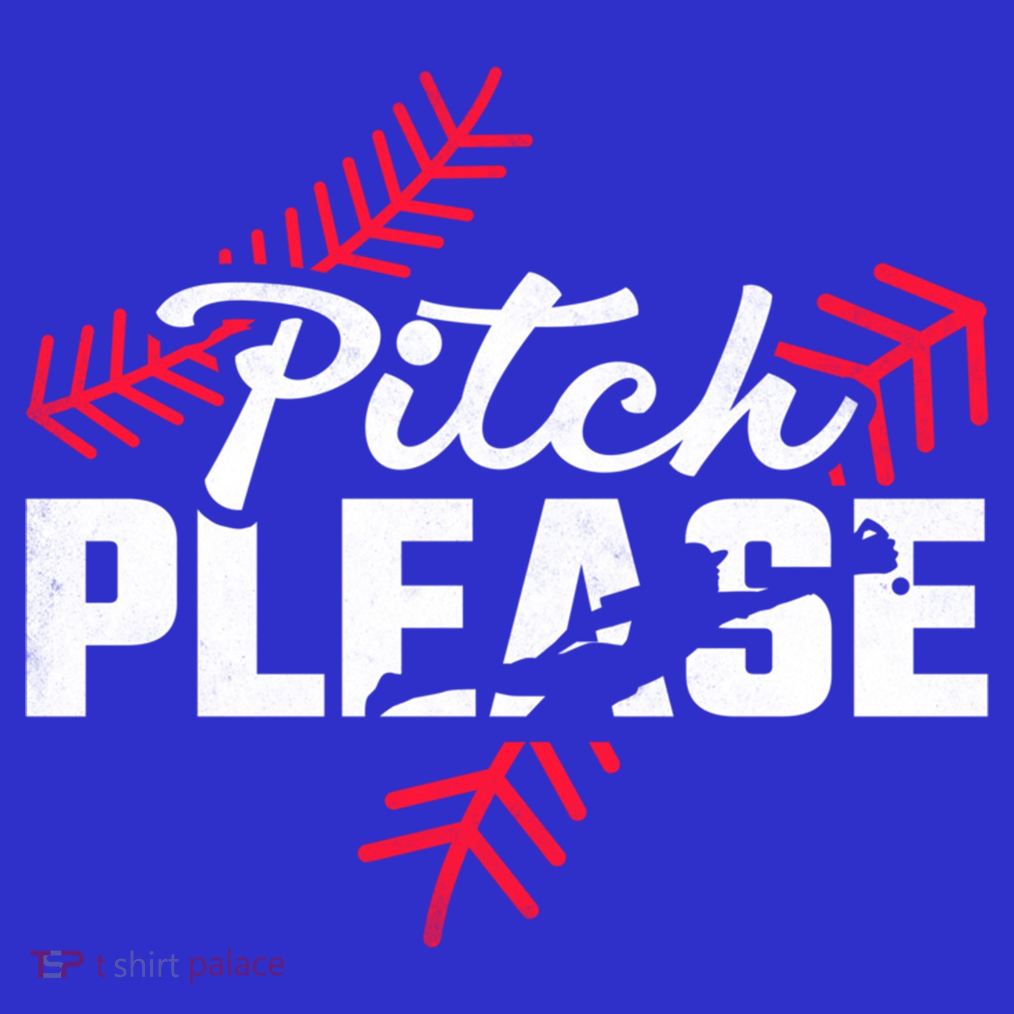 Pitch Please Baseball Cute Gift Kids T-Shirt