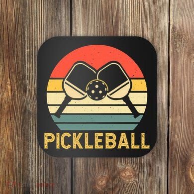 Pickleballer Pickle Baller Pickleball Player Coaster