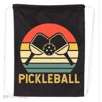 Pickleballer Pickle Baller Pickleball Player Drawstring Bag thumb 0