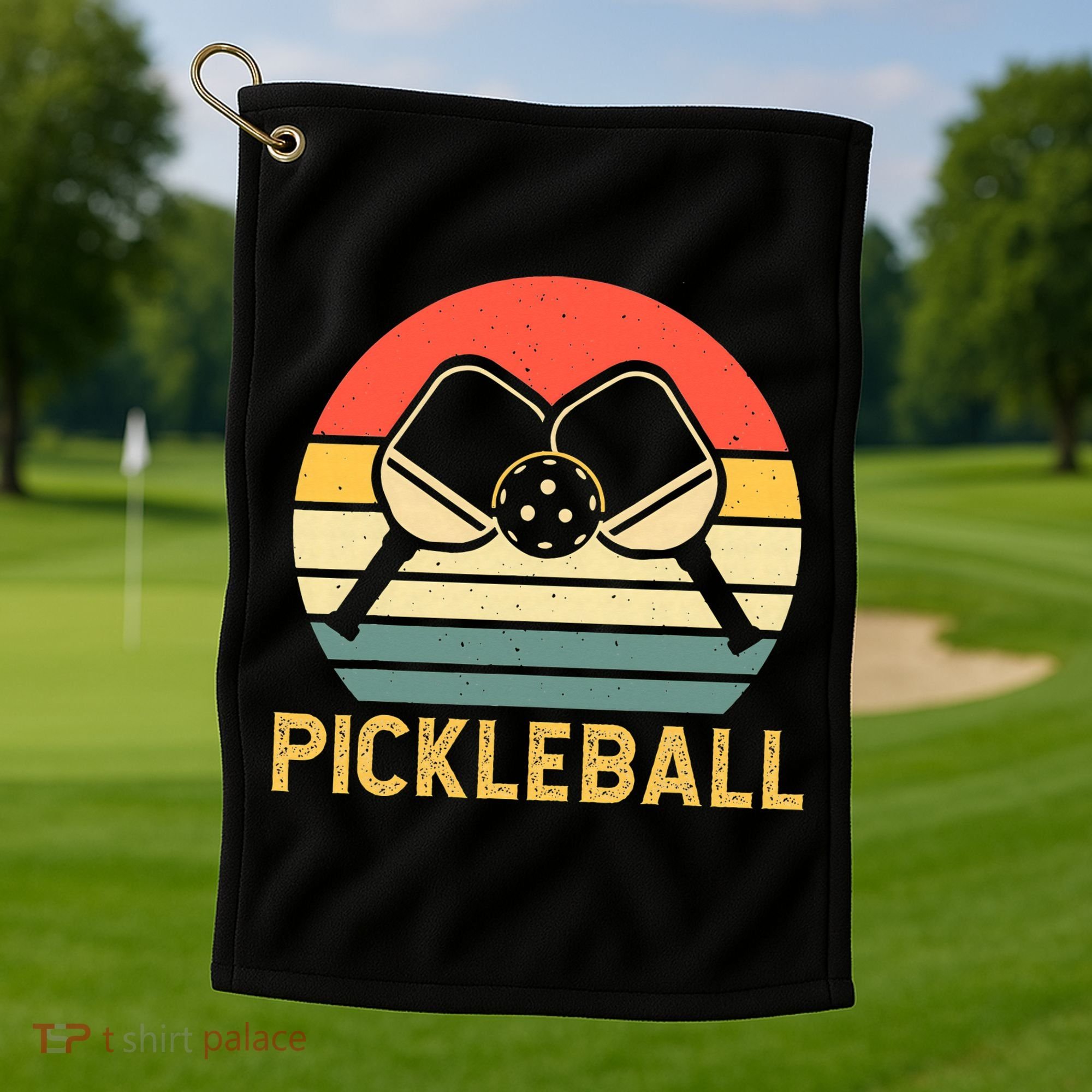 Pickleballer Pickle Baller Pickleball Player Golf Towel