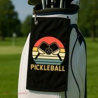 Pickleballer Pickle Baller Pickleball Player Golf Towel thumb 2