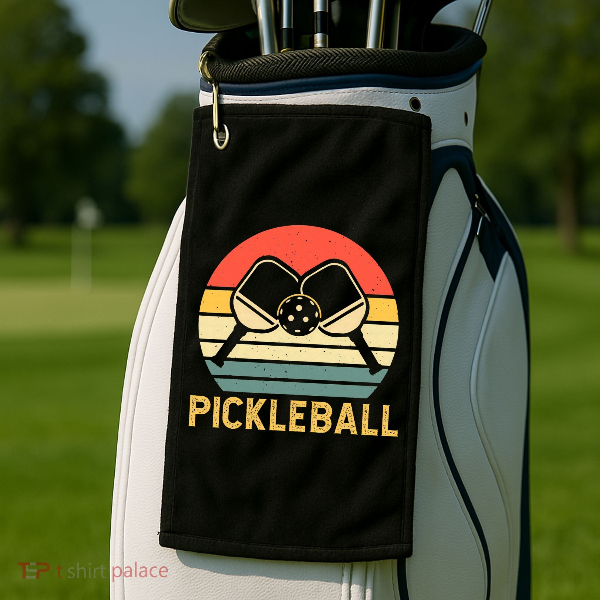 Pickleballer Pickle Baller Pickleball Player Golf Towel