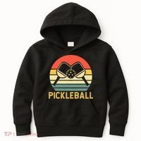 Pickleballer Pickle Baller Pickleball Player Kids Hoodie thumb 0