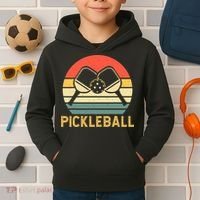 Pickleballer Pickle Baller Pickleball Player Kids Hoodie thumb 2
