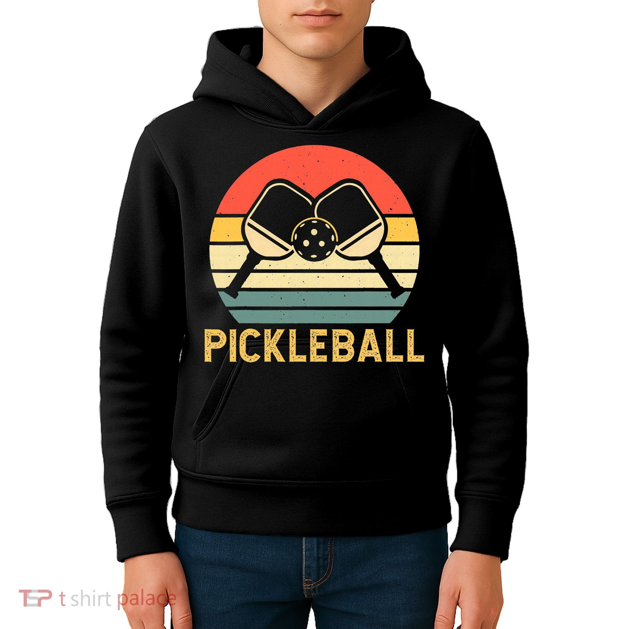 Pickleballer Pickle Baller Pickleball Player Kids Hoodie