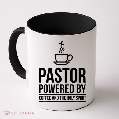 Pastor Powered By Coffe And The Holy Spirit Coffee Mug