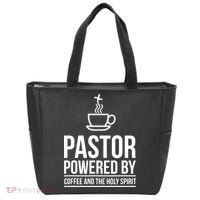 Pastor Powered By Coffe And The Holy Spirit Tote Bag thumb 0