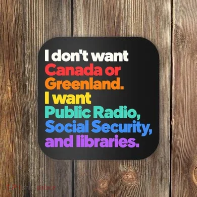 Protect Public Broadcasting Social Security Libraries  Coaster