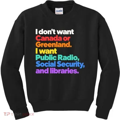 Protect Public Broadcasting Social Security Libraries  Kids Sweatshirt