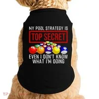 Pool Player Billiards Gift Game Play Doggie Tank thumb 0