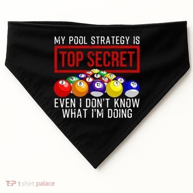 Pool Player Billiards Gift Game Play USA-Made Doggie Bandana