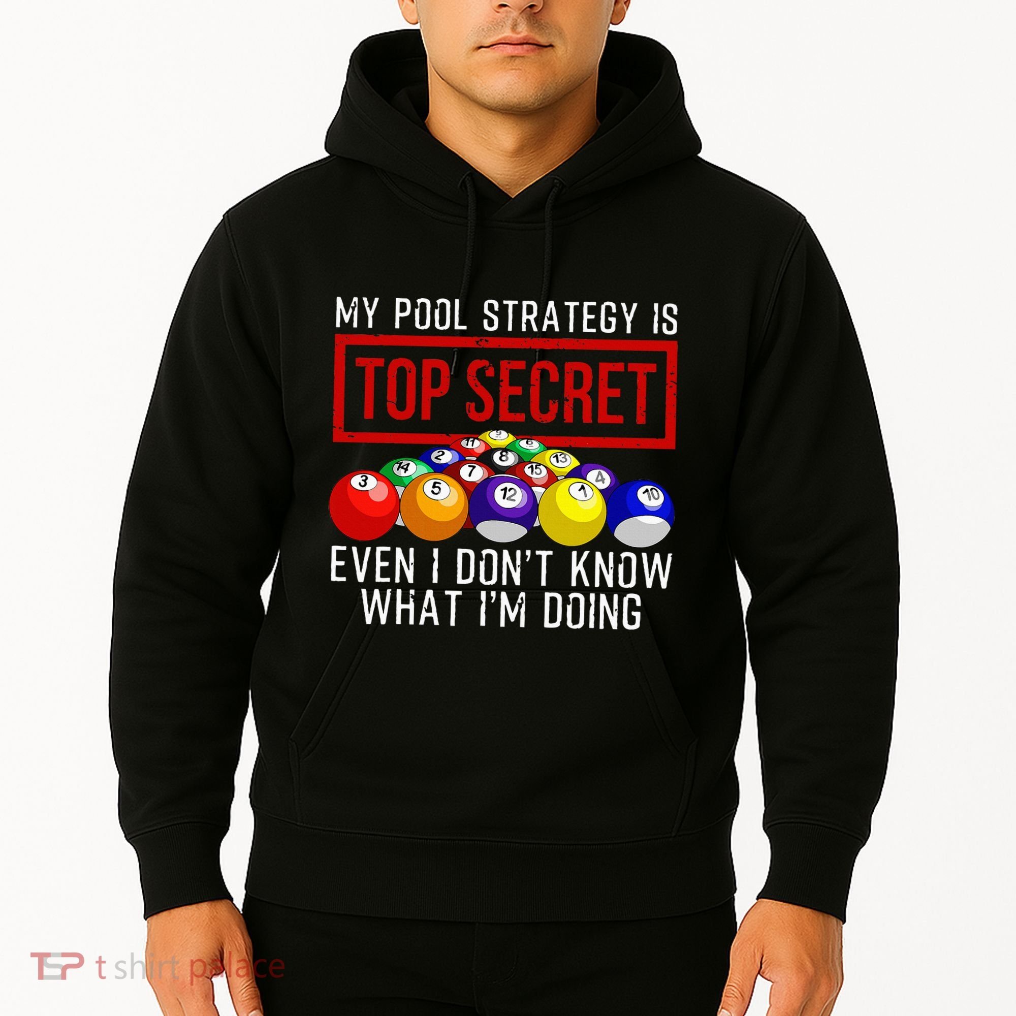 Pool Player Billiards Gift Game Play Hoodie
