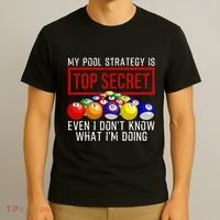Pool Player Billiards Gift Game Play T-Shirt thumb 3
