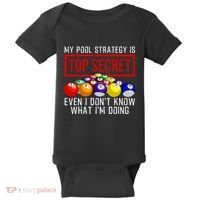 Pool Player Billiards Gift Game Play Baby Bodysuit thumb 0
